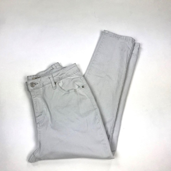 LOGO Lori Goldstein Fly Front 5 Pocket Crop‎ Jeans - Picture 1 of 7